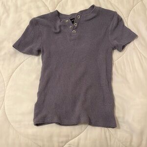 Urban Outfitters Lavender Button Up Top Blouse